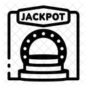 Casino Stage Entrance Door Icon