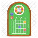 Casinotisch Pokertisch Rouletterad Symbol