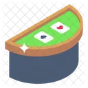 Pokertisch Casinotisch Spieltisch Symbol