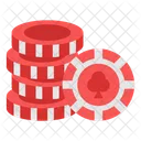 Casino Token Game Chip Poker Chip Icon