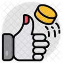 Casino Token Game Chip Poker Chip Icon