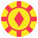 Casino Token Game Chip Poker Chip Icon