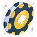 Casino Token Game Chip Poker Chip Icon