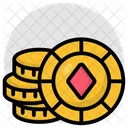 Casino Tokens Game Chips Poker Chips Icon