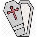 Casket Coffin Dead Body Box Icon