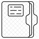 Caso De Pasta Caso De Documento Caso De Documento Ícone