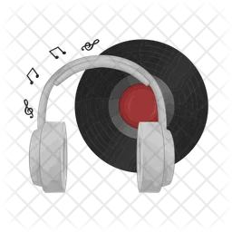 Casque de musique  Icône