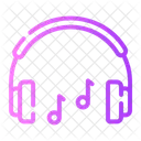 Casque de musique  Icône