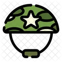 Casque De Soldat Protection Defense Icon