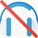 Muet Haut Parleur Casque Icône