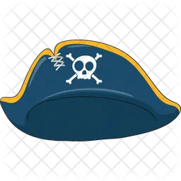 Casquette de pirate  Icône