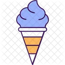 Casquinha De Gelo Comida Congelada Gelato Ícone