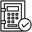 Cassetta Di Sicurezza Sicurezza Del Denaro Armadietto Icon