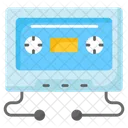 Cassette Music Tap Audio 아이콘