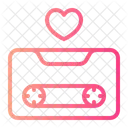 Cassette Valentines Day Music Icon