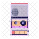 Cassette Audio Equipment Cassette Recorder 80 S Audio Equipment Icon