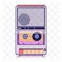 Cassette Audio Equipment Cassette Recorder 80 S Audio Equipment Icon