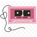 Cassette Valentine Love Icon