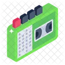 Vintage Tape Player Stereo Player Cassette Player Icon
