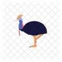 Cassowary Animal Bird Icon
