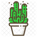 Hada Castillo Cactus Icono