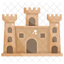 Castillo Lugar Historico Castillo Medieval Icono