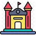 Castillo inflable  Icono