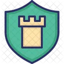 Signo Del Castillo Defensa Defender Icono