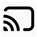 Diffusion Chromcast Diffusion En Continu Icône