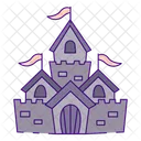 Castle Haunted House House Icon