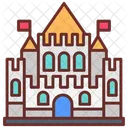 Castle Fort Medieval Architecture Icon