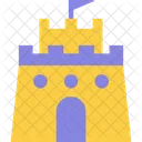 Castle Building Fortress Icon