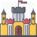 Castle Stronghold Building Icon