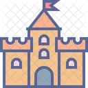 Building Medieval Tower Icon