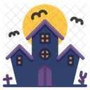 Halloween Castle Night Icon