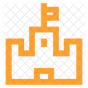 Castle Medieval Fort Icon