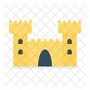 Castle Building Scary Icon