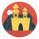 Castle Building Halloween Icon