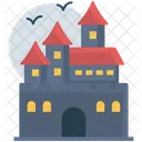 Castle Haunted Halloween Icon