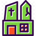 Castle Ghost Halloween Icon