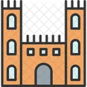 Castle Fortress Building Icon