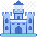 Castle Building Fortress Icon