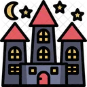 Castle Halloween Horror Icon