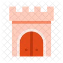Building Castle Gate Icon