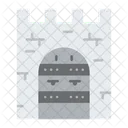 Fort Gate Castle Historical Building Icon