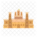 Castle Building Fortress Icon