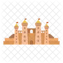 Castle Building Fortress Icon