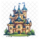 Building Fortress Architecture Icon