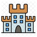 Castle Building Fortress Icon