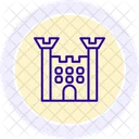 Castle Line Icon Icon